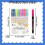 Glitzernde Metallic-Gel-Konturmarker, 36er-Packung 3