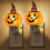 Pumpkin Night Light 3000K Plug-in Wall Light 2 Pack 1