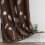 Blackout Curtains 52x84in, Gold Wheat & Palm Leaf Pattern, 5