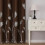 Blackout Curtains 52x84in, Gold Wheat & Palm Leaf Pattern, 2