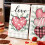 Valentine's Kitchen Towels Absorbent Heart Print 2-Pack 4