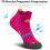 Ankle Compression Sock for Men and Women2/4/6Pairs, Low Cut Compression Running Sock with Ankle Support 4
