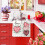 Valentine's Kitchen Towels Absorbent Heart Print 2-Pack 2