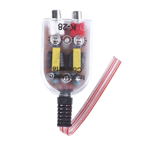 High Performance Car Amplifier to Speaker Converter for12V Audio Systems - Impedance Adapter Solution 2