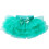 Mini saia tutu para meninas, com laço de tule arco-íris, estilo princesa, multicolorida, verde. 2