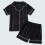 Σετ μεταξωτών πιτζαμών για κορίτσια, αγόρια, μονόχρωμες, μακρυμάνικες μπλούζες 2