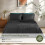 Ensemble de draps Queen en rayonne de bambou et microfibre 4 pièces 2