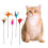 Παιχνίδι με ραβδί-πειράκτη για γάτες με ραβδί 20 ιντσών και φτερό 8