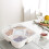 WZXPWT bento box contenitore per il pranzo riutilizzabile a 4 scomparti 4