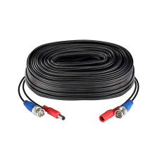 BNC-kabel, kabel /18. 2-in-1 BNC-kabel CCTV-kabel camera's DVR-kabel BNC 60ft /18. 2-in-1 video BNC-camera's 2-in-1 video CCTV-camera's 60ft /18.