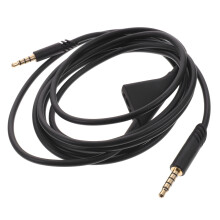 unbranded Headphone Audio Cable Aux to Plugs Wire Noise Cancelling Headphones Black