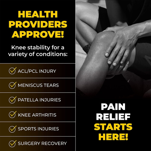 Επιγονατίδα για πόνο αρθρίτιδας, ρυθμιζόμενος αρθρωτός σταθεροποιητής με τζελ 2