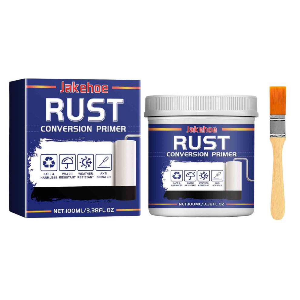 Rust Converter Primer 100Ml - Metal Treatment Basecoat For Iron Doors Railings Brackets Corrosion Protection Paint 9555307285717