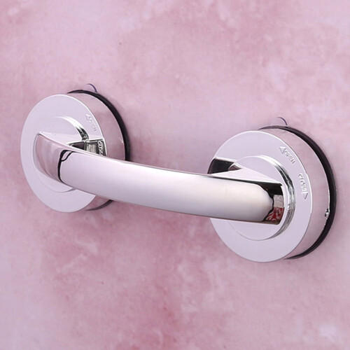 Bathroom Safety Handrail ABS PC Stainless Steel Silver 1
