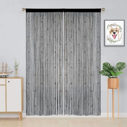 Polyester perlegardin til døråbninger – 100x280cm 2