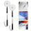 2Ensembles Pelle Tamis Polyvalente En ABS Pour Couleur Argent 9