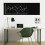 2Pièces Déco Noir Adhésif PVC Pour Bureau École Maison 4