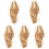5Pièces Extensions Bouclés Longues Pince Claw Khaki 4