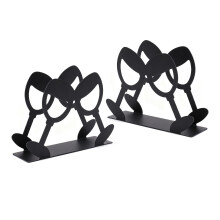 2Pcs Suporte Ferro Preto Vertical Para Guardanapos Decoração