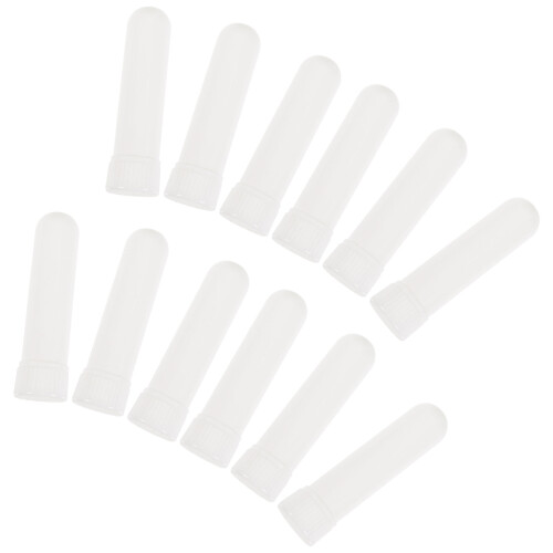 48Pièces Tubes Inhalateurs Nasaux Essence Compact Portable