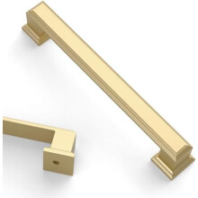 Brushed Gold Cabinet Handles 5 Inch 10 Pack