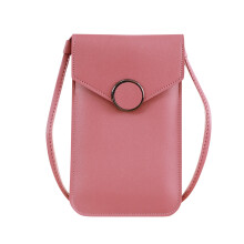 Lille crossbody-pung til mobiltelefon til kvinder, mini messenger-skuldertaske med kreditkortlommer, lærerrygsæk