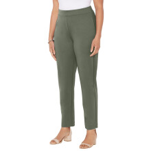 Women's Plus Size Liz&Me Slim Leg Ponte Knit Pant