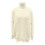 Damen-Rollkragenpullover, Strickpullover, Herbst/Winter, Langarm-Tunika, weich, klassisch, lässig, Beige 4