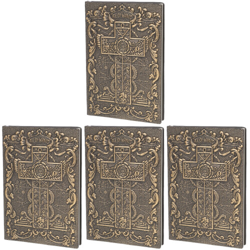 4Pièces Carnets En Cuir PU Vintage Carnet Multi Usage 1
