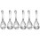 6Pcs Stainless Steel Garlic Press Crusher for Kitchen Silver 4