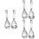 6Pcs Stainless Steel Garlic Press Crusher for Kitchen Silver 6