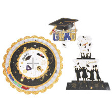 5 Sets Graduation Cupcake Stand 3 Tier Paper Holder Party Decoration