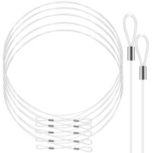 12pcs Nylon Hanging Cords 1.5m Double-Ended Picture Hanging Wire Invisible String For Picture Frames And Canvas Kit In Home And Gallery