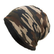 Lässige Beanie für Herren und Damen, Wintermützen für Männer, coole Beanies, gefüttertes Fleece, warm und dick, Skully-Mütze