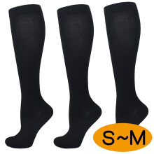 Meias esportivas de nylon com compressão gradual, impermeáveis e resistentes ao suor, de secagem rápida.