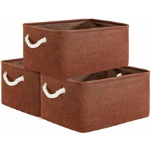 Bac de rangement rectangulaire en tissu 20L