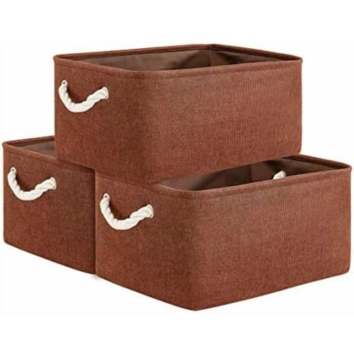 Bac de rangement rectangulaire en tissu 20L