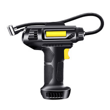 Tire Inflator, Car Tire Pump with Rechargeable Lithium Battery, Car Power Adapter, Digital Pressure Gauge, Wireless Car Pump