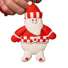 Conjunto de ímãs de geladeira natalinos com Papai Noel, boneco de neve e decoração de árvore de Natal. Presente perfeito para as festas de fim