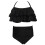 Bikini da bambina con spalline regolabili e volant a strati, 2 pezzi 4