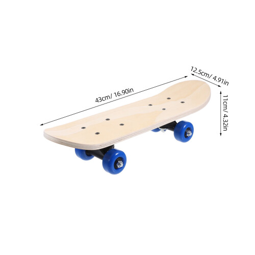 1 τεμάχιο Κινέζικο ξύλινο skateboard ζωγραφικής με σχέδιο σφενδάμου. 90x4.91x4.32in 1