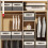 Fabric Organizer Storage Box with Multiple Compartments, Minimalist Space-Saving Wardrobe Solution, Clothing Folding Basket 4