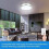 Luminária de teto LED embutida, 36W, 12 polegadas, 3000K-5000K, 4000LM 6
