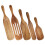 Ensemble d'ustensiles de cuisine en bois marron 6 pièces 1