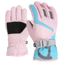 Ediodpoh Windproof S/M/L Size Winter Warm Boys Outdoor Skating Snow Kids Ski Girls Gloves Snowboarding Kids Gloves Mittens Gloves for Kids Pink