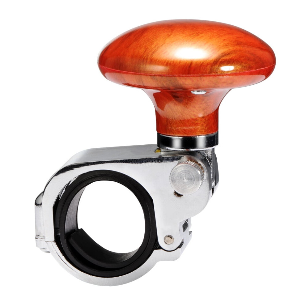 Universal Wood Steering Wheel Spinner Knob Fit For All Cars Grain 9181073108648