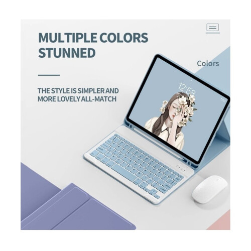 Clavier compatible avec iPad Air 4e/5e génération - Fin, léger et durable avec touches rétroéclairées 1