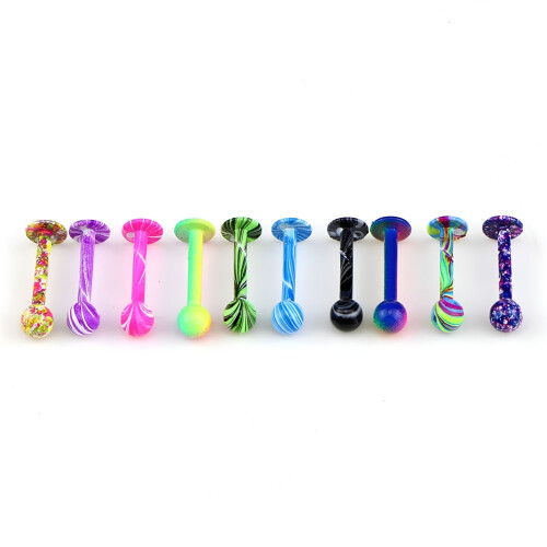 DESIGNICE10PCS16G Δαχτυλίδια χειλιών από ανοξείδωτο ατσάλι Tragus Ball, κοσμήματα piercing για το 1