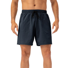 Pantaloncini da allenamento estivi da uomo in nylon: leggeri, traspiranti, ad asciugatura rapida, vestibilità ampia, blu tinta unita, adatti per