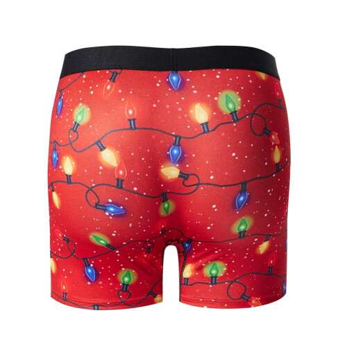 Weihnachts-Slips für Herren, festliches Muster, 3er-Pack 2